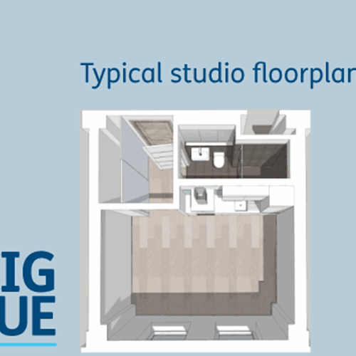 The Big Blue floorplan