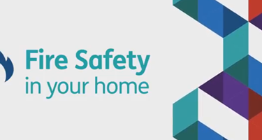 Fire safety in your home poster