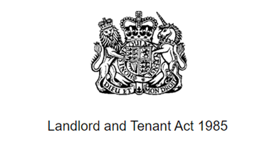 Landlord and tenant act 1985 logo