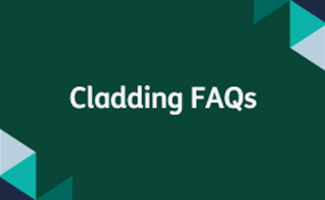 Graphic with text cladding FAQs